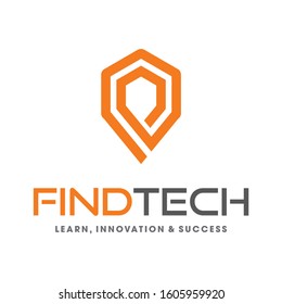 Pin, Pointer, Location Logo Vector