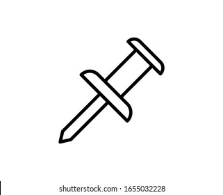 Icono de línea premium de anclaje. Pictograma sencillo de alta calidad. Iconos modernos de estilo de esquema. Dibujo vectorial de trazo en un fondo blanco. 