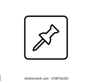 Icono de línea premium de anclaje. Pictograma sencillo de alta calidad. Iconos modernos de estilo de esquema. Dibujo vectorial de trazo en un fondo blanco. 