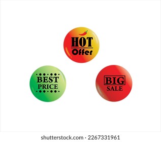 OFERTA CALIENTE DE BOTÓN DE VENTAS DE PIN