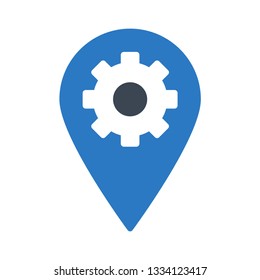 pin setting glyph double color