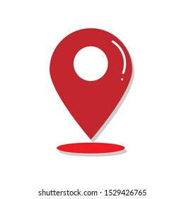 Pin sign. Location sign. icon