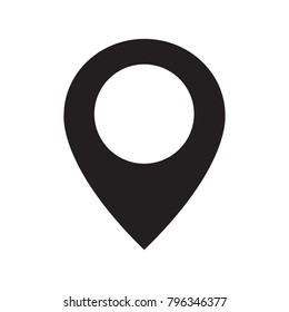 Pin sign Location icon