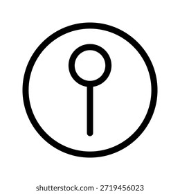 Fixar ícone de linha fina. O ícone pode ser usado para sites, impressão, modelos, modelos de apresentação, ilustrações, etc.
