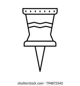 pin thumbtack attach