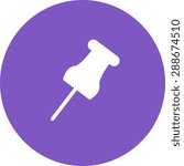 Pin, thumbtack, clip, clipper icon vector image. Can also be used for education, academics and science. Suitable for use on web apps, mobile apps and print media.