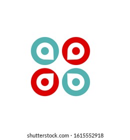 pin travel logo design vector template sign