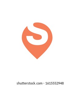 pin travel logo design vector template sign