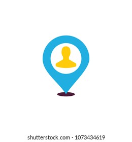 Pin User Icon Design