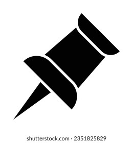 Pin Vector Glyph Icon For Personal And Commercial Use.
