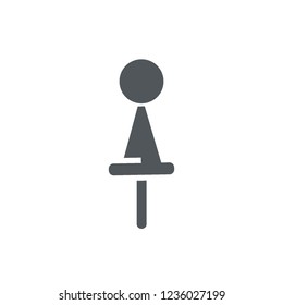 pin vector icon