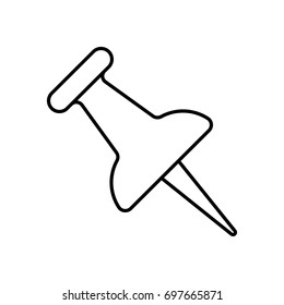 Pin vector icon