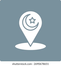 Icono de Vector pin. Se puede utilizar para aplicaciones de impresión, móviles y de Web.