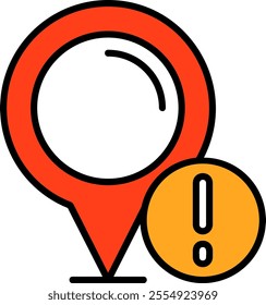 Pin Vector Icon Design Symbol