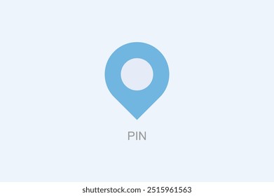 Pin Vector Icon Or Logo Illustration