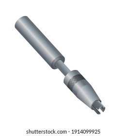 A pin vice is used for a miniature drill or twist drill, It is also a hand drill. It can hold very small drill bits, reamers