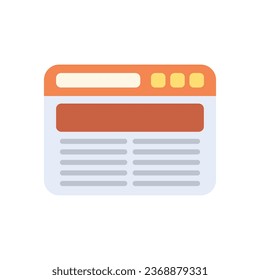 Pin web icon flat vector. Button interface. Web design isolated