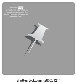 pin web icon. vector design