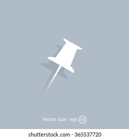 pin web icon. vector design