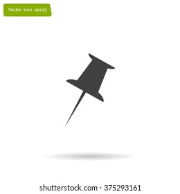 pin web icon. vector design