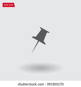 pin web icon. vector design