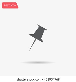 pin web icon. vector design