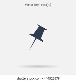 pin web icon. vector design
