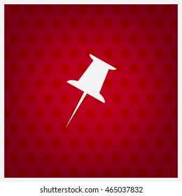 pin web icon. vector design