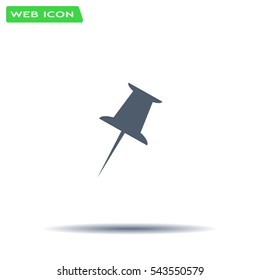 pin web icon. vector design