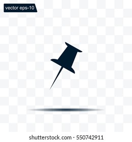 pin web icon. vector design