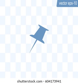 pin web icon. vector design