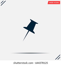pin web icon. vector design