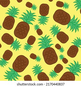 Pinapple pattern for fabric textile wallpaper