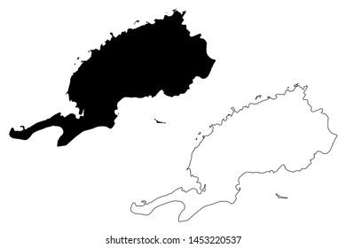 Pinar del Rio Province (Republic of Cuba, Provinces of Cuba) map vector illustration, scribble sketch Pinar del Rio map