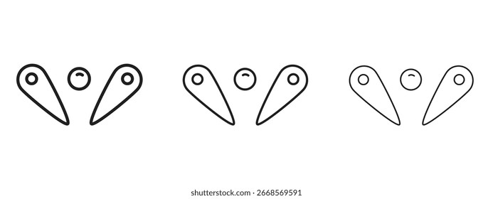 Ícone pinball para projetos de design gráfico