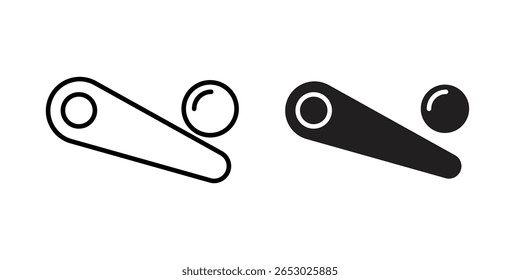 Pinball icon Logo Design Vector Template Illustration