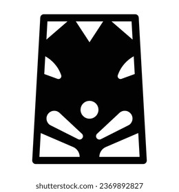 Pinball Vector Glyph Icon For Personal And Commercial Use.
