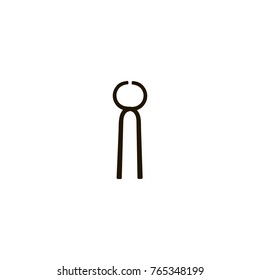 pincers icon. sign design