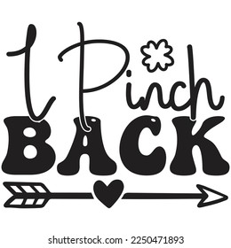 i pinch back t shirt design