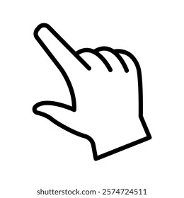 Pinch Gesture line icon , vector, pixel perfect, illustrator file