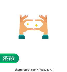 Pinch Gesture Vector Icon