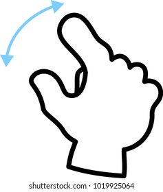 Pinch out
This is a vector illustration.