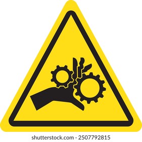 Pinch Point Symbol | Sign |Vector |Safety Sign | eps