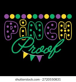 Design de t-shirt de festa de festa de mardi Gras de amores de mãe engraçada à prova de pinça