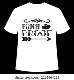 Pinch Proof, St. Patrick's Day Shirt Print Template, Lucky Charms, Irish, everyone has a little luck Typography Design