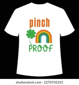 Pinch Proof, St. Patrick's Day Shirt Print Template, Lucky Charms, Irish, everyone has a little luck Typography Design