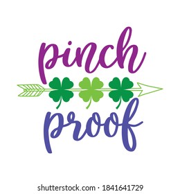 pinch proof vector arts design. 