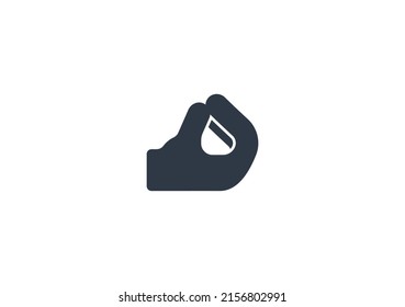 Pinched Fingers Gesture Emoticon. Vector Pinched Fingers Emoji