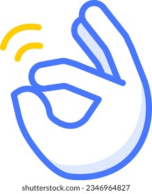 pinching hand emoji icon sticker