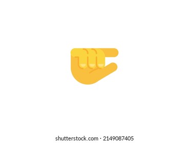 Pinching Hand Gesture Emoticon. Vector Pinching Hand Emoji